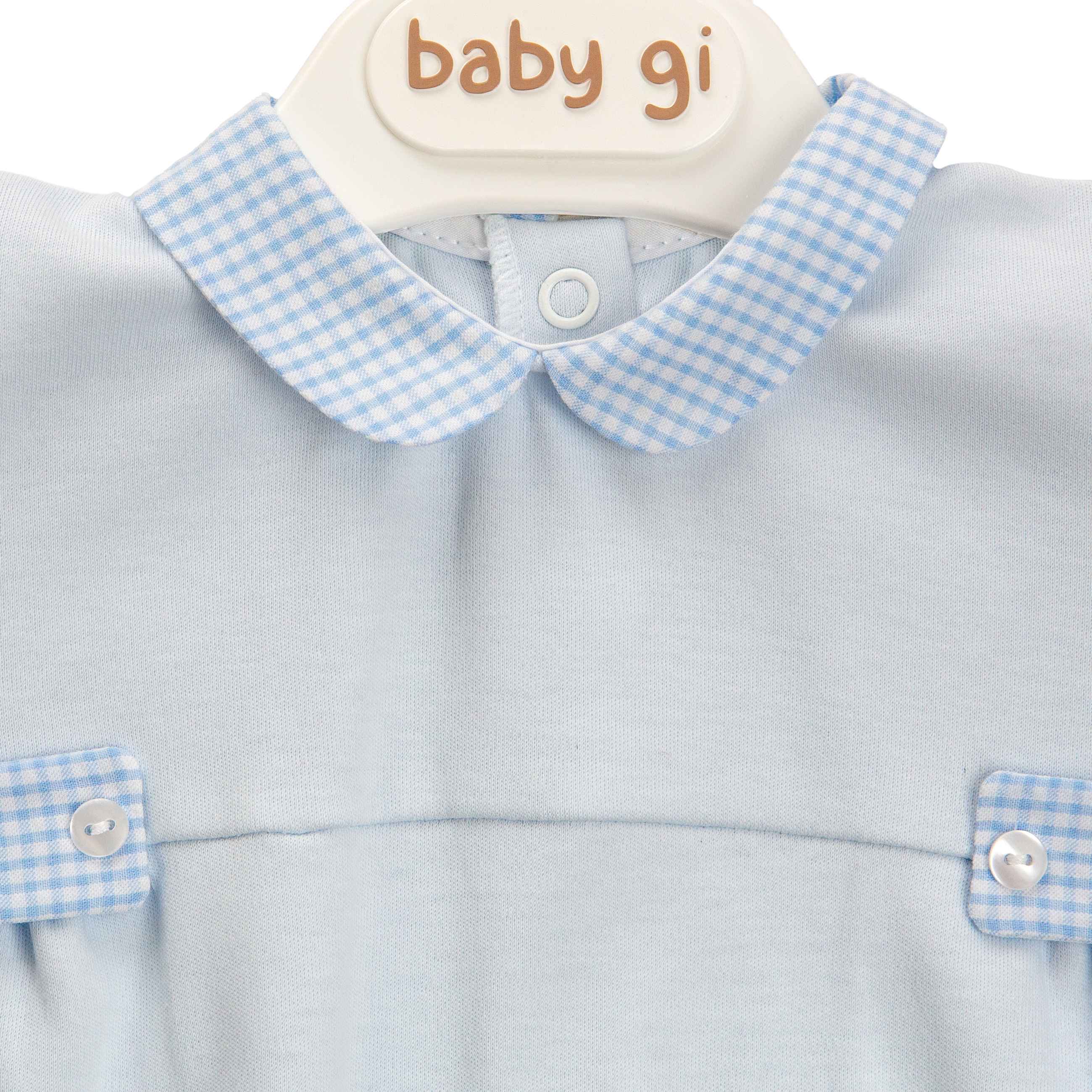 Babygrow - Vichy Blue - Baby Gi
