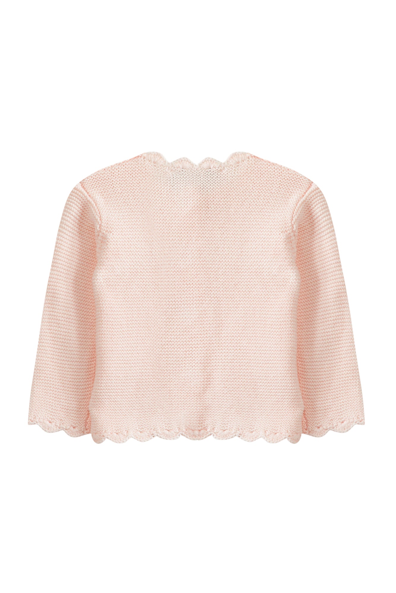 Cardigan - Pale pink cotton knit - Tartine Et Chocolat
