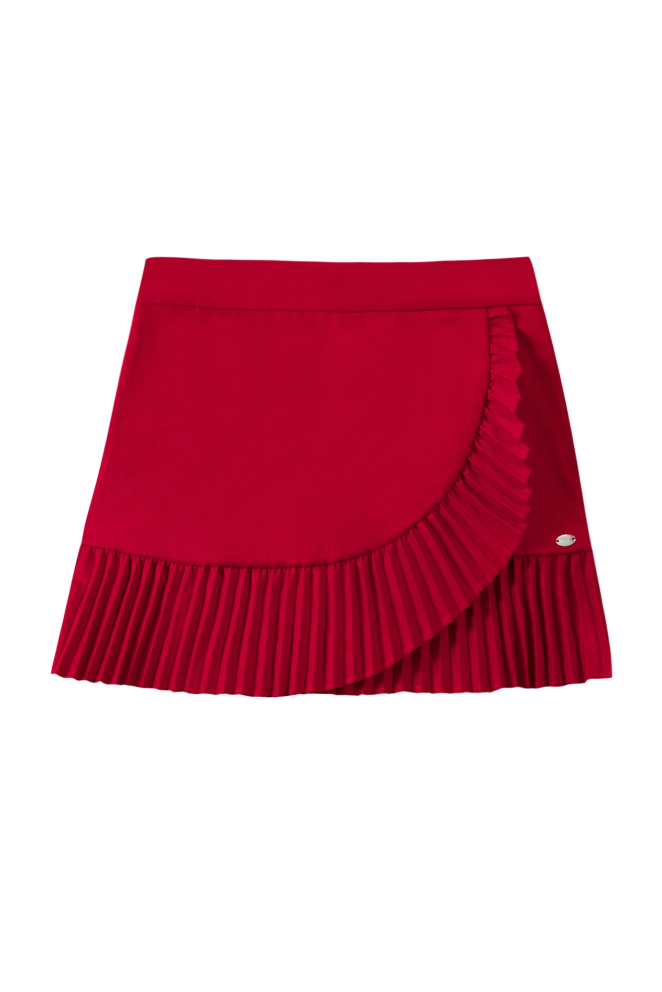 Skirt - Red pleated flannel Red / 5Y