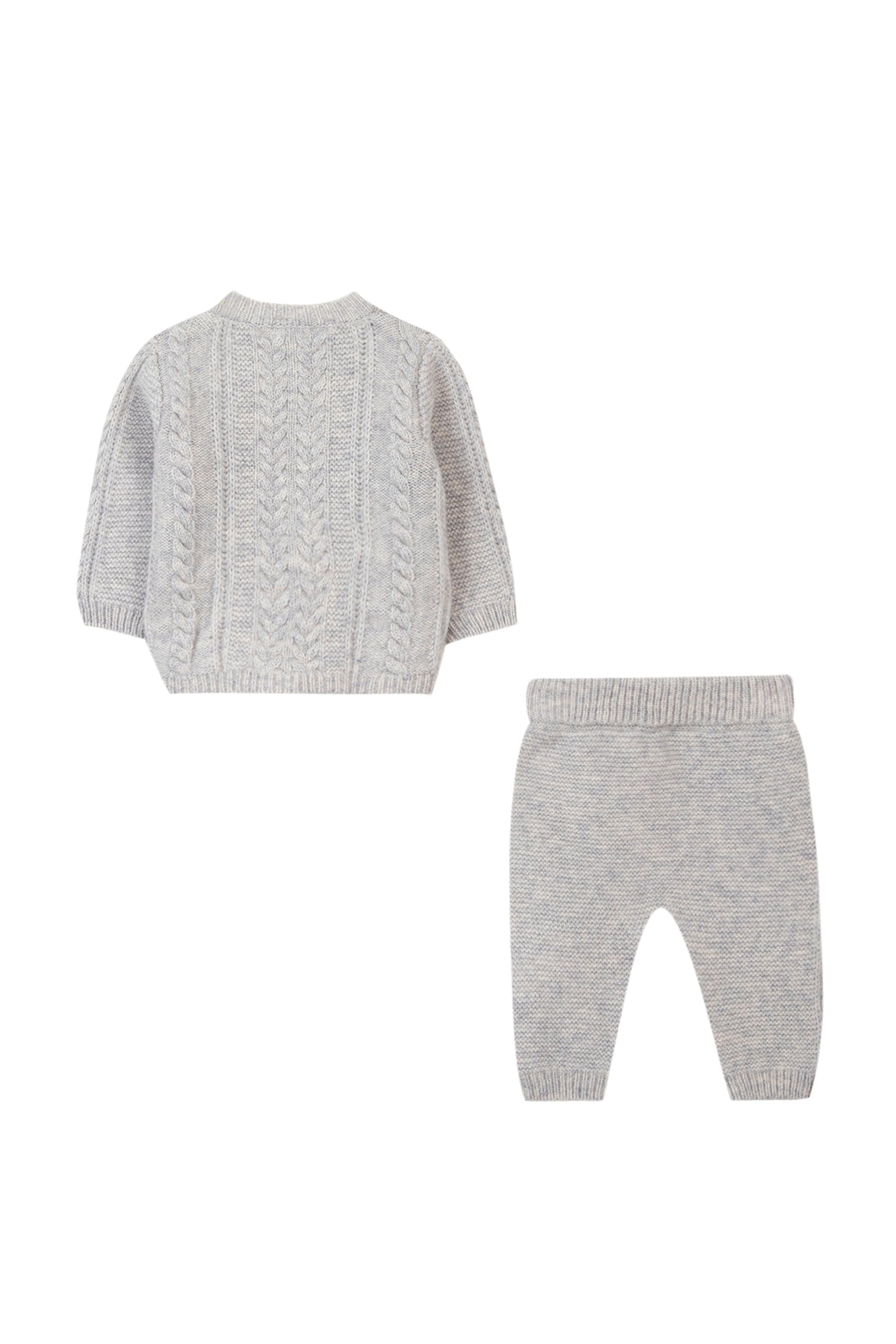 Long outfit - Grey marl jersey Heather gray / 6M