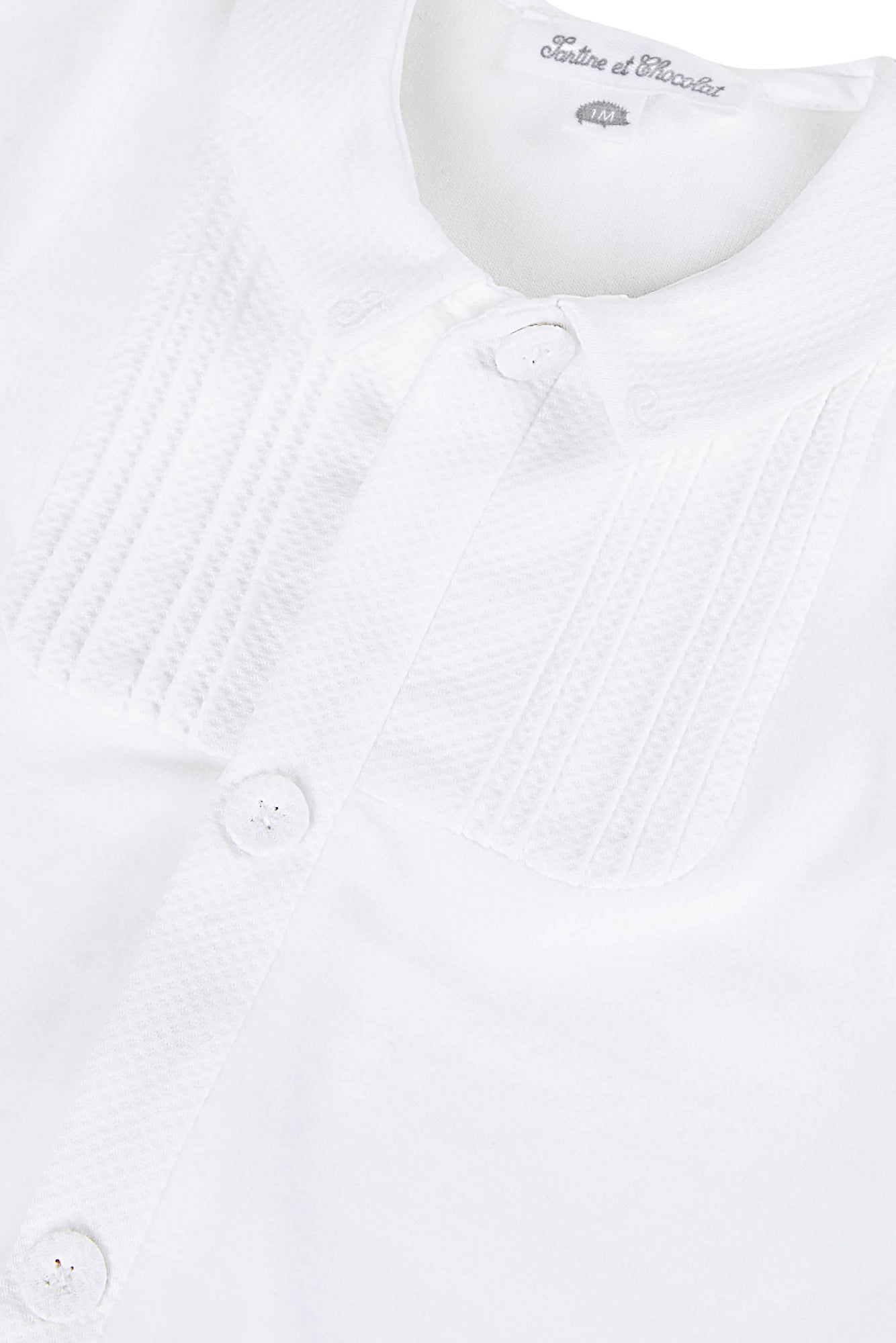 Pyjamas - White velour White / 6M