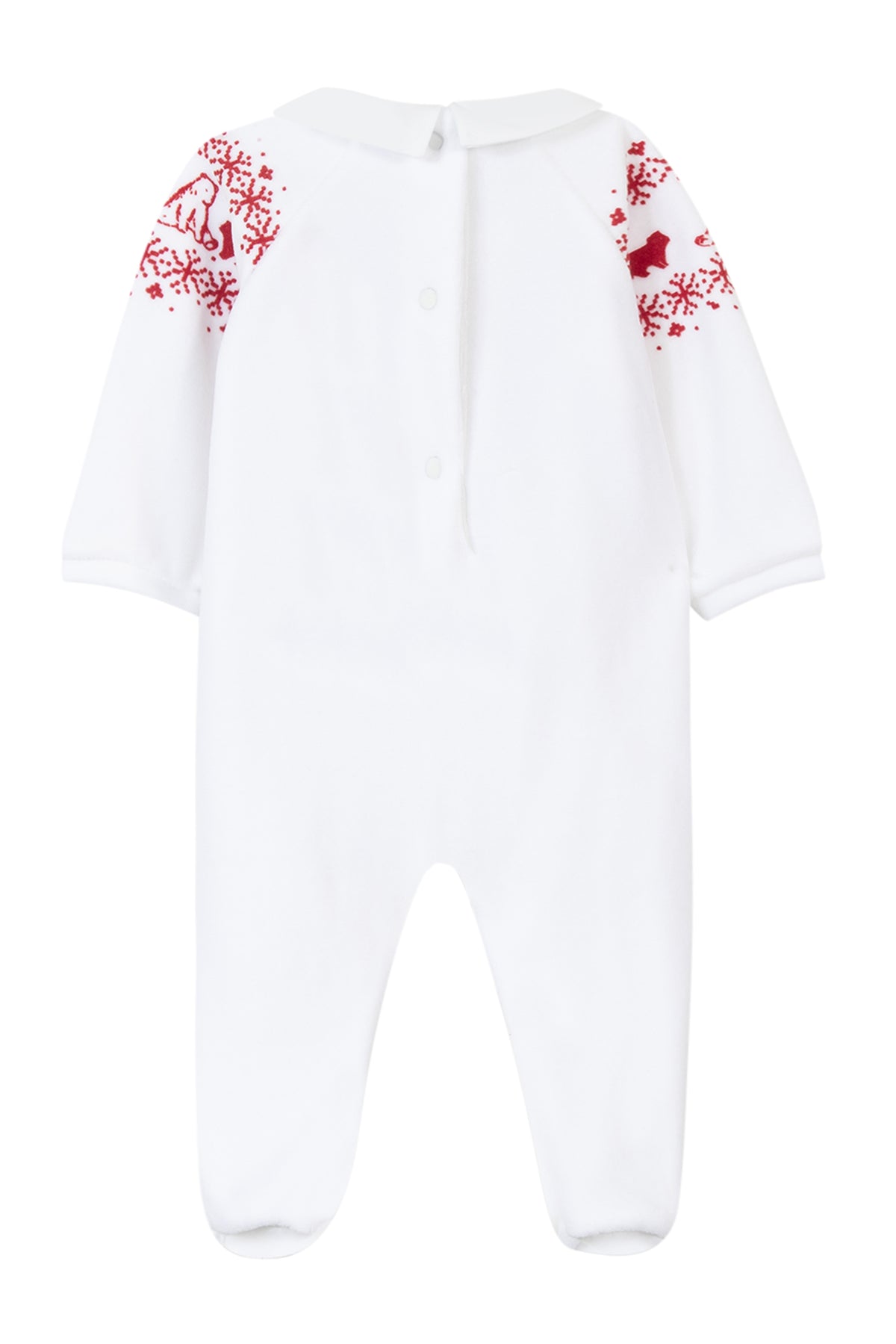 Babygrow - Christmas Velour - Over The Moon