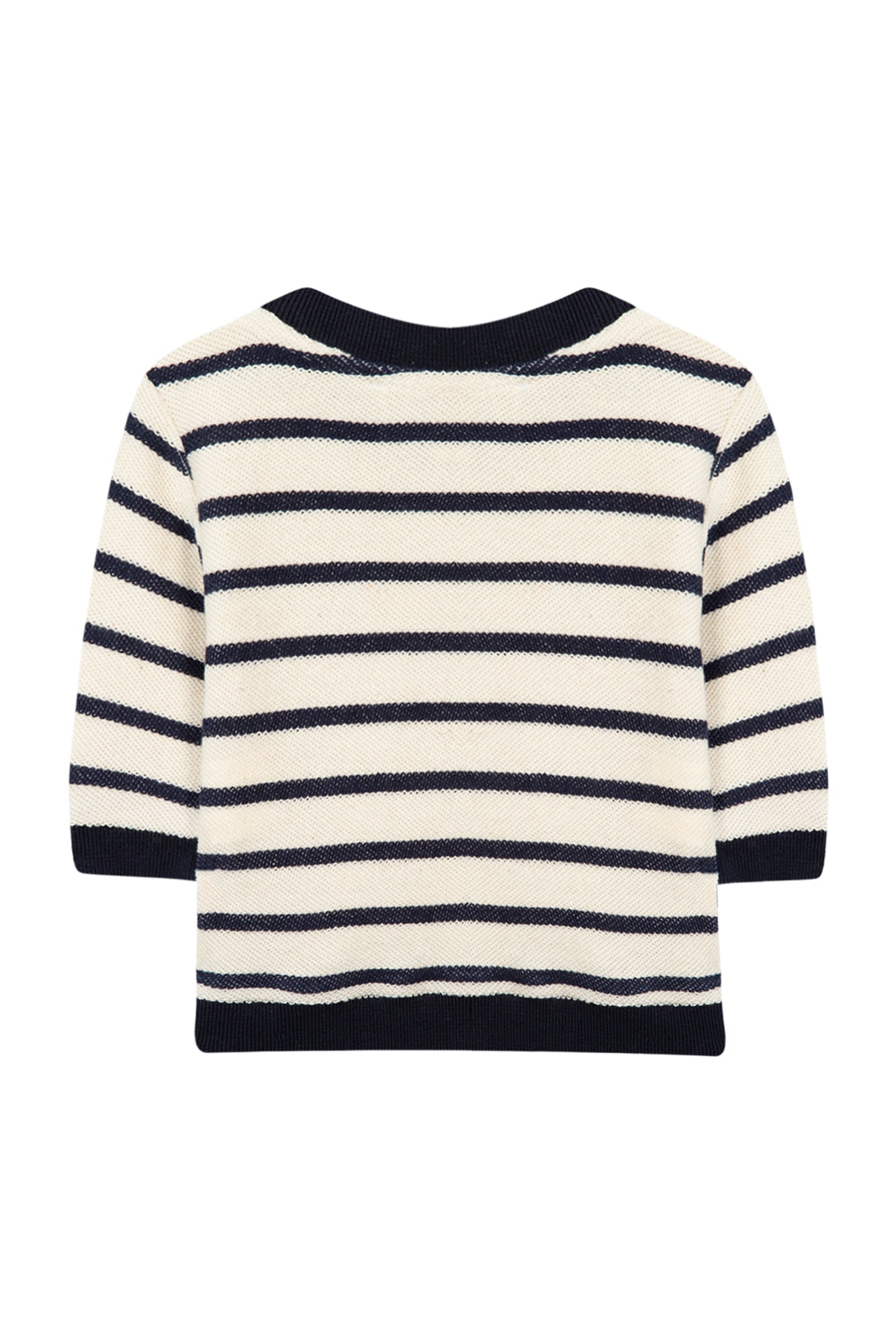 Sweater - Mother-Of-Pearl To Stripes 2 Ecru / 18M