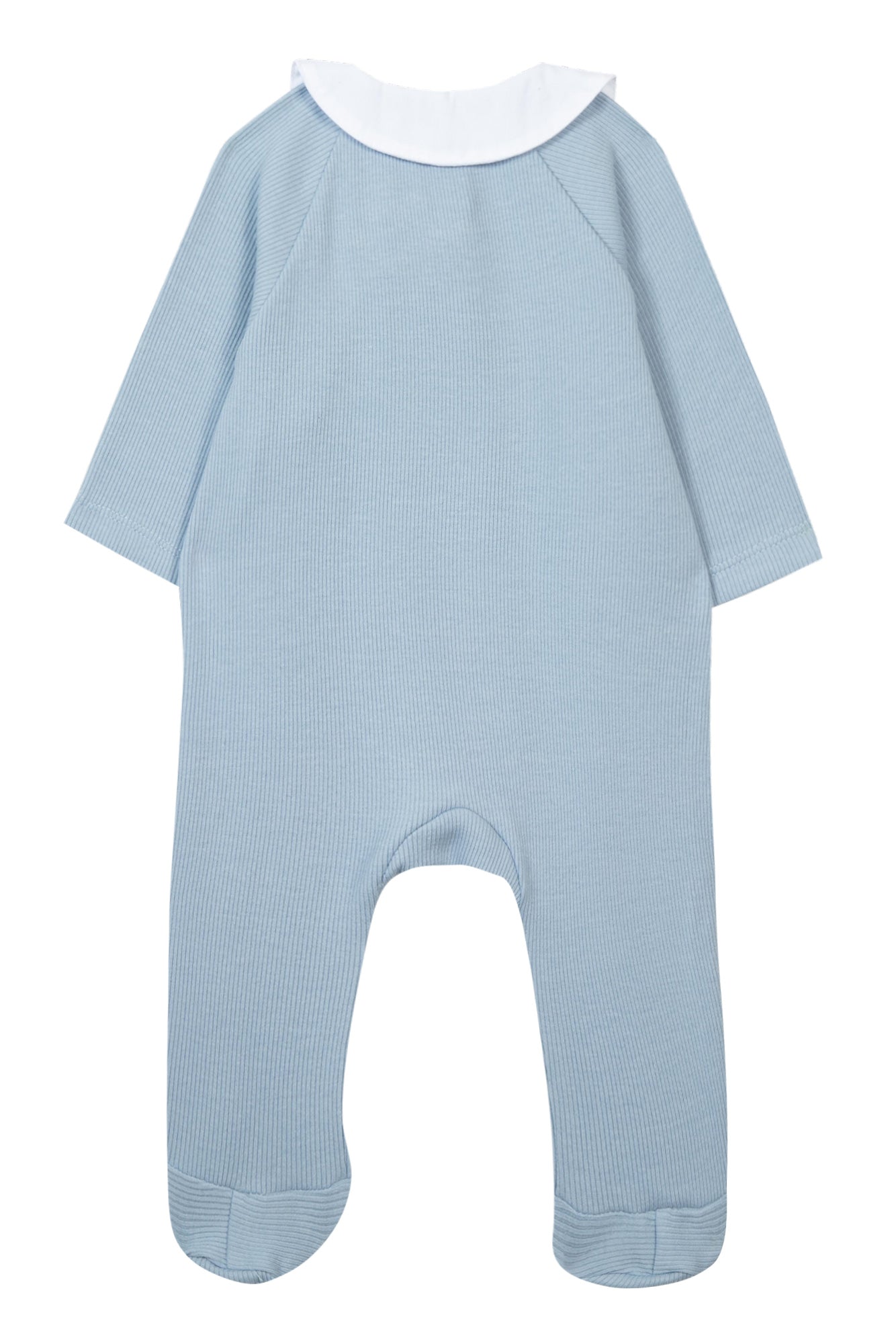 Pyjamas - Blue Cloud Cotton Ribbed Blue Cloud / 1M