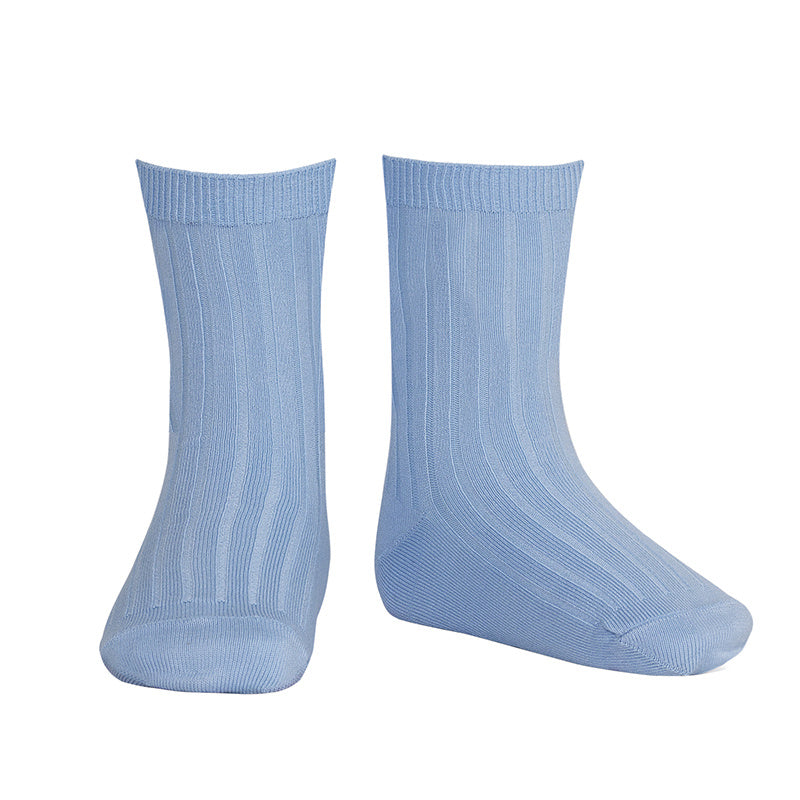 Basic Ribbed Socks - Cóndor