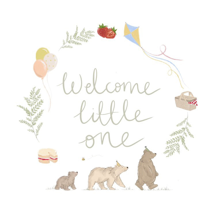 Greeting Card - Teddy Bears Picnic - Murphy & Me